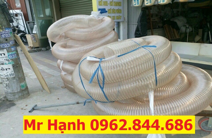 ống cao su hút bụi xe quét đường