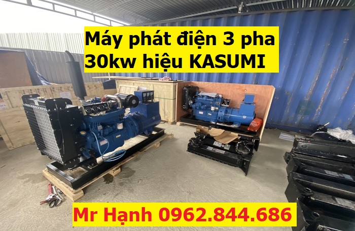 máy phát điện 30kw điện 3 pha