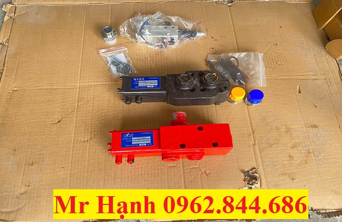 bộ van chia dầu thủy lực mooc ben