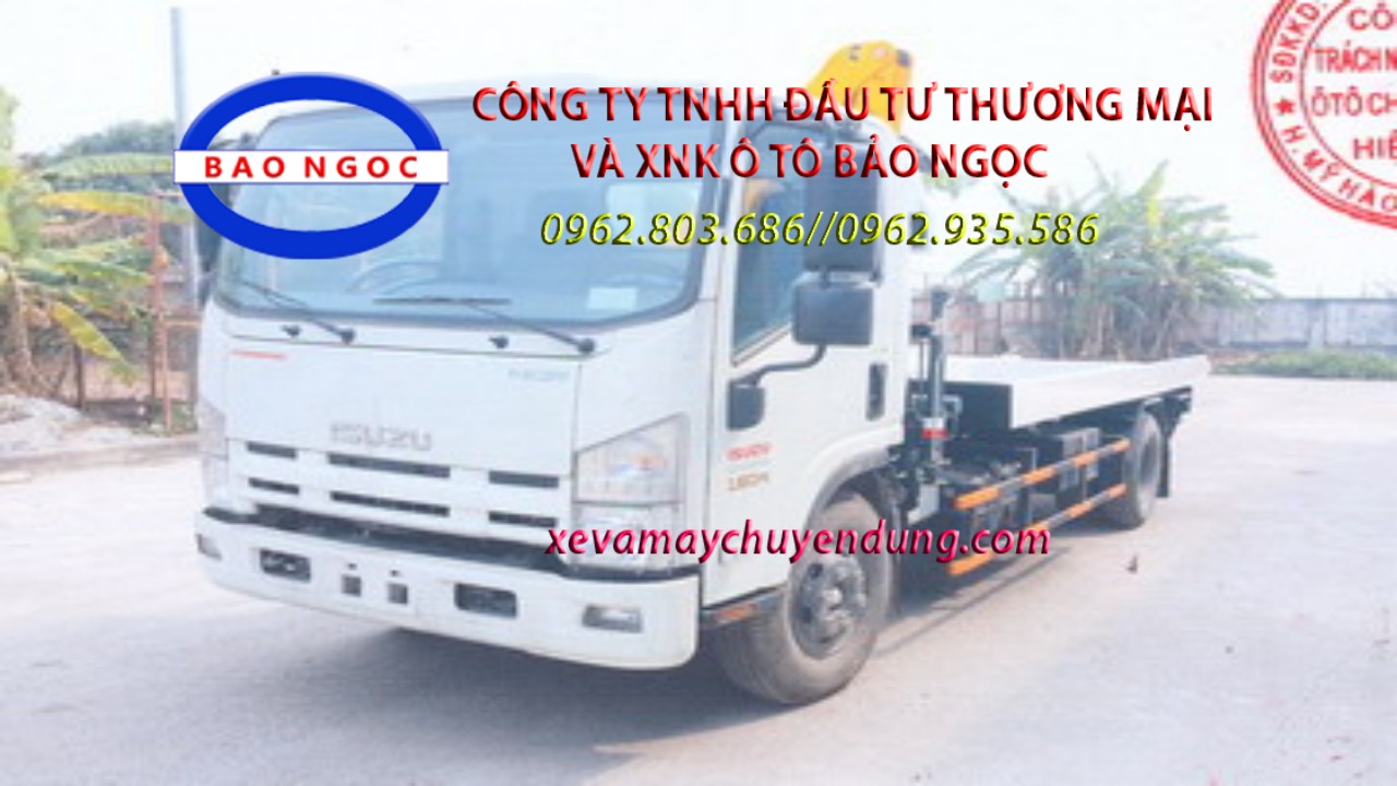 Xe cứu hộ giao thông 3 chức năng isuzu gắn cẩu hyva