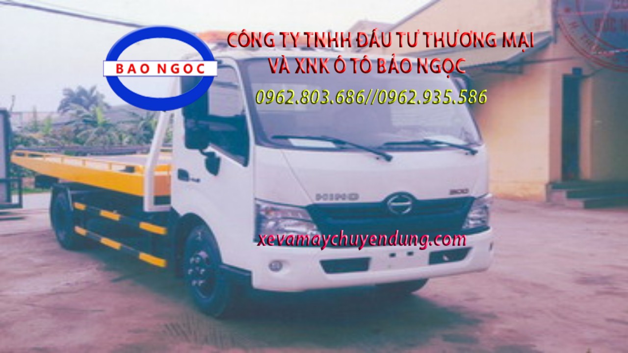 Xe cứu hộ giao thông hino XZU 720L chở xe