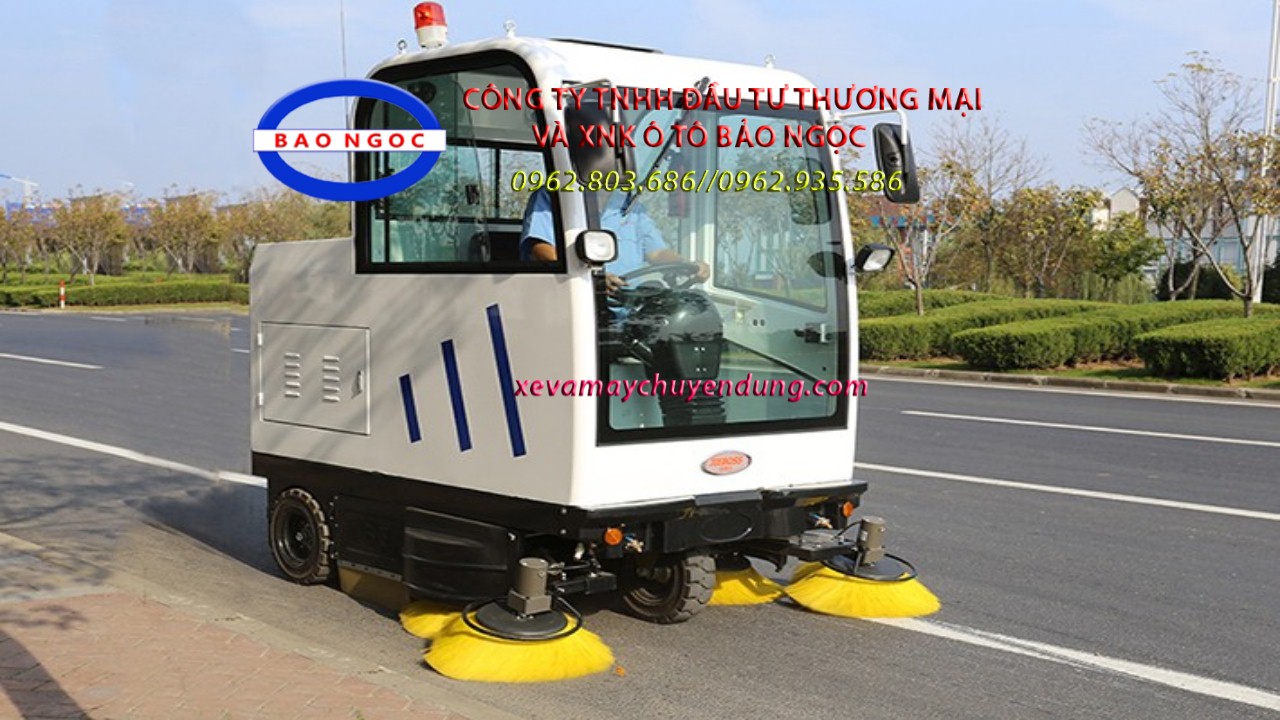 Xe quét rác nhà xưởng, khu công nghiệp