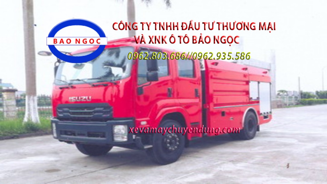 Xe chữa cháy isuzu 6 khối