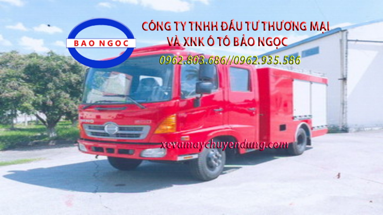 Chữa cháy cứu hỏa 4 khối hino fc