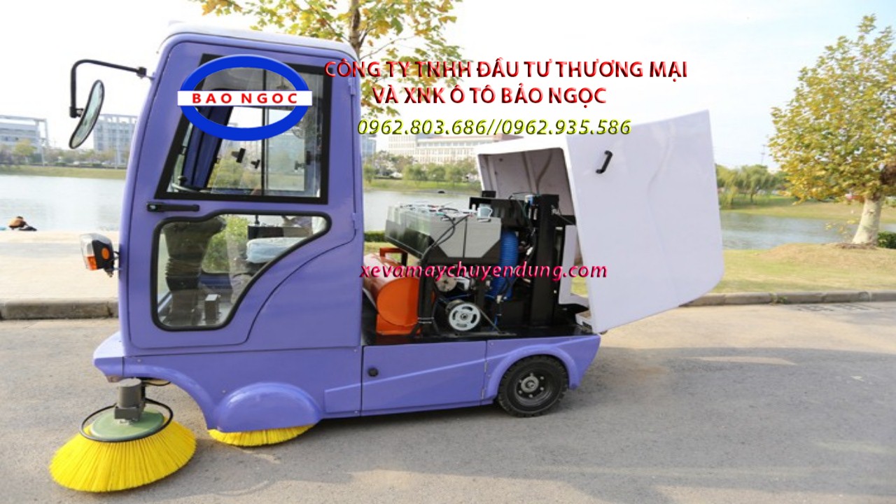 Xe quét rác, vệ sinh nhà xưởng mini