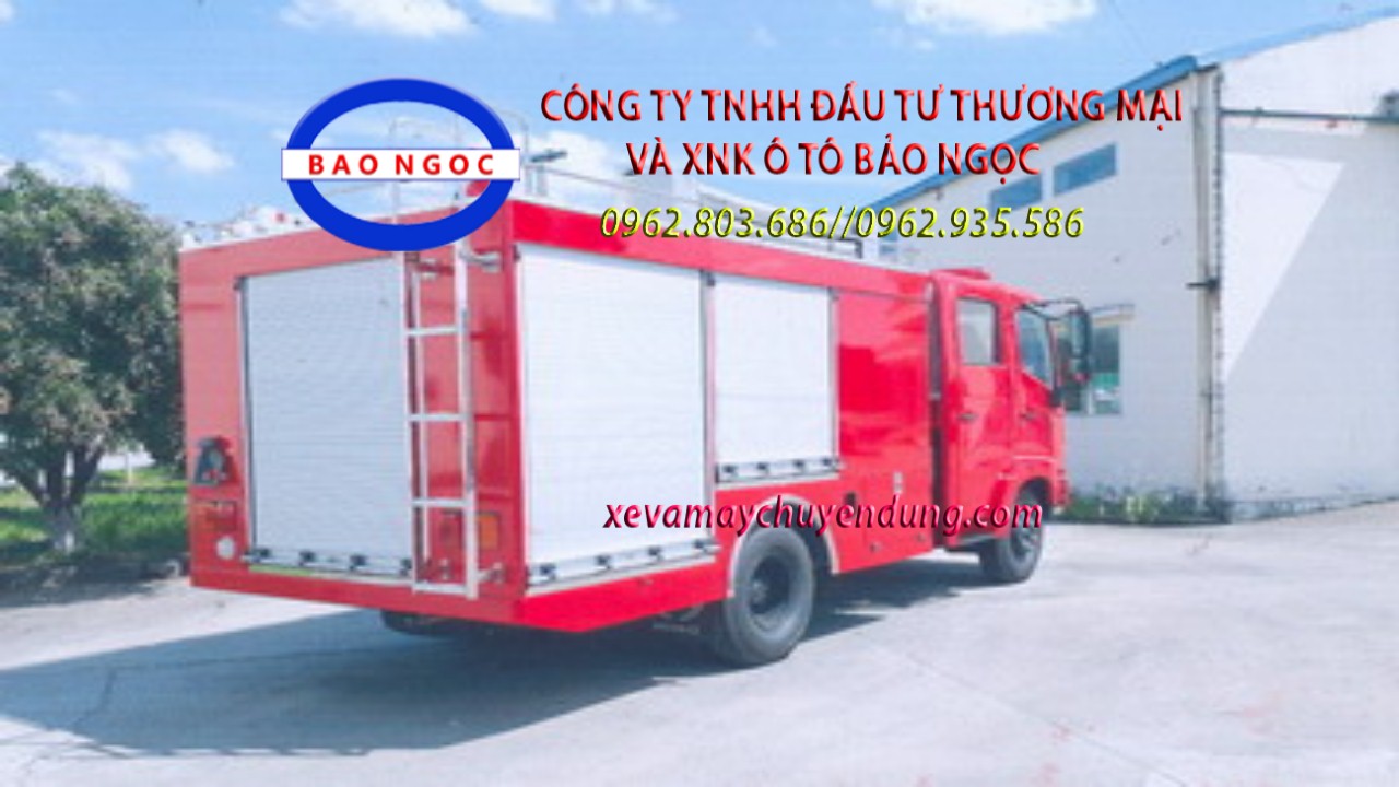 Xe chữa cháy cứu hộ giao thông 4 khối HINO FC