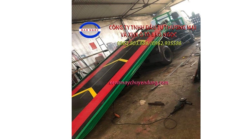 Hệ thống sàn trượt xe cứu hộ hyundai hd110s