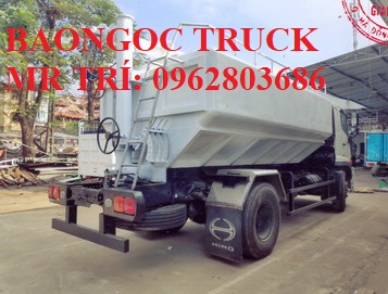 Xe bồn chở cám 14 m3 hino