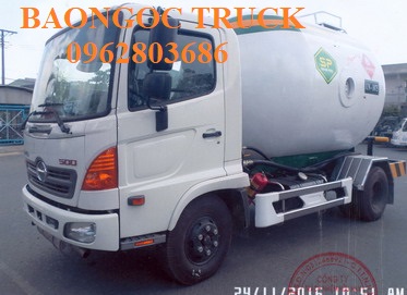 Xe hino bồn chở LPG 9 khối