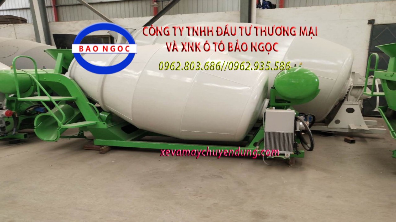 Bồn trộn bê tông 5 khối thủy lực