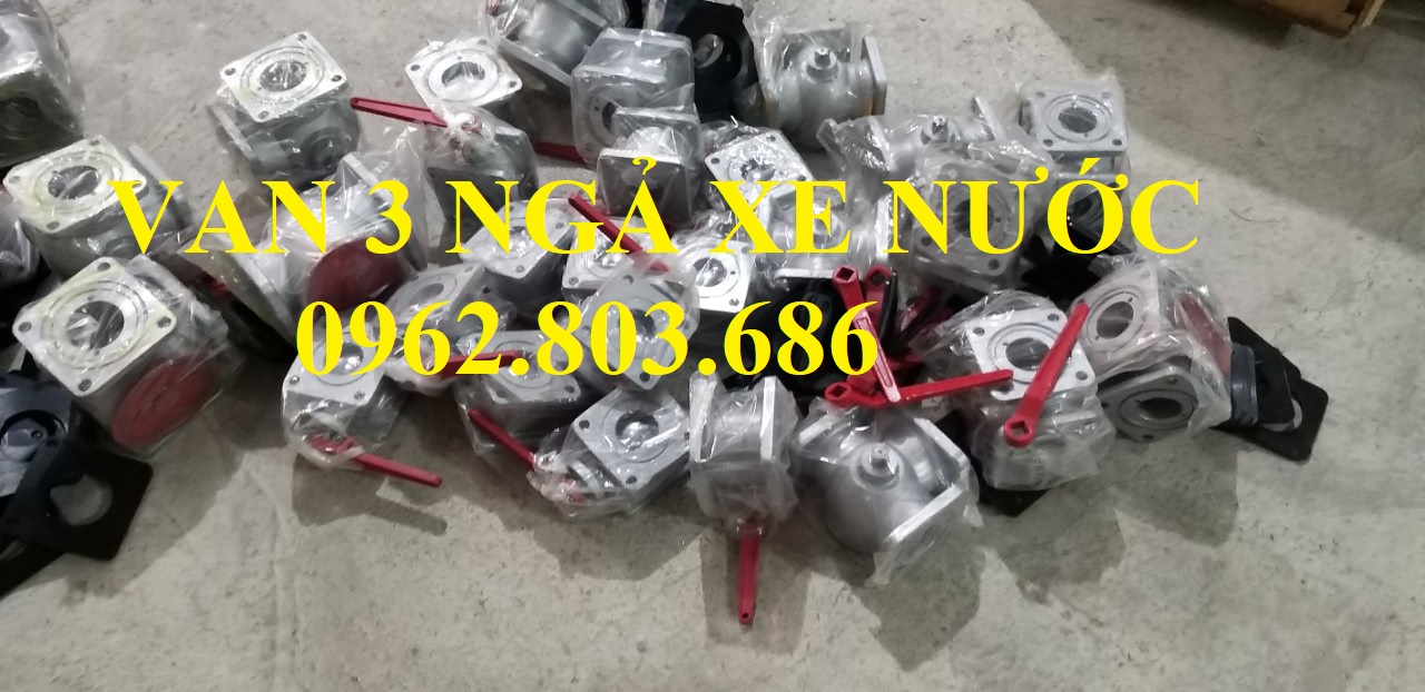 van 3 ngả xe nước 5 khối, 9 khối