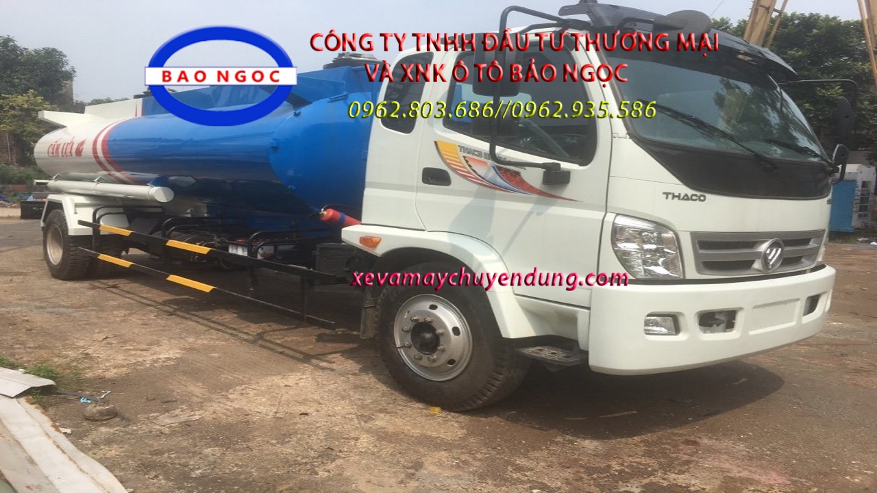 Xe bồn chở xăng dầu 12 khối