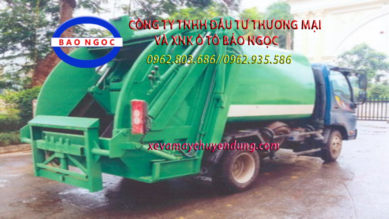 Xe ép chở rác 5 m3 thaco 350