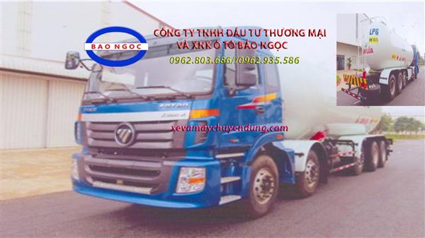 Xe bồn 5 chân thaco auman C340 chở 30 m3 khí LPG