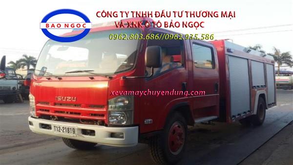 Xe chữa cháy cứu hỏa isuzu 3600 lít nước 1000 lít foam