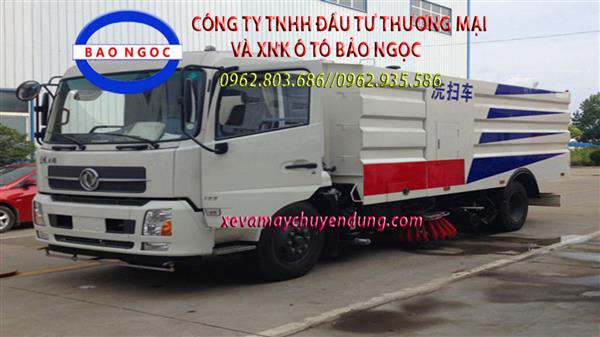 Xe quét rác 8 khối dongfeng euro 5 nhập khẩu