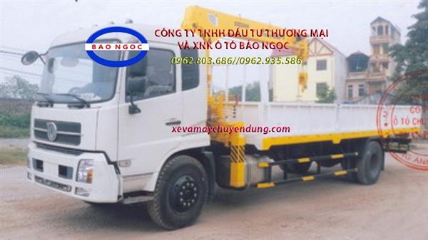 Xe tải dongfeng B170 gắn cẩu soosan 6 tấn 4 đốt