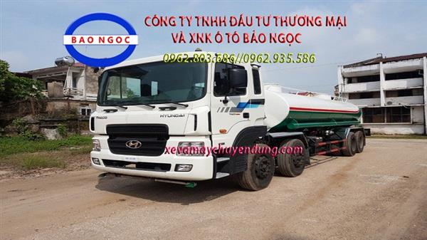 Xe phun nước tưới cây rửa đường 17 khối hyundai HD320