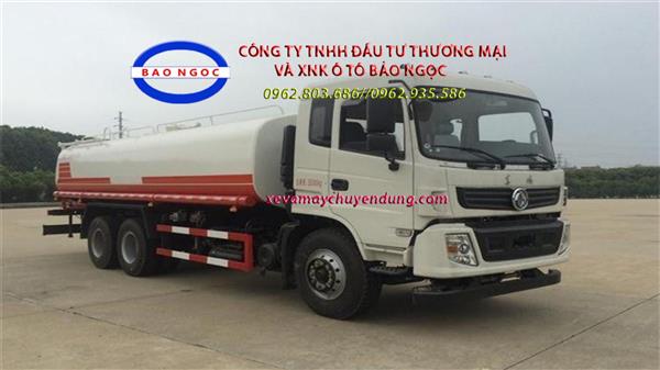 Xe téc phun nước tưới cây rửa đường 12 khối dongfeng euro 5