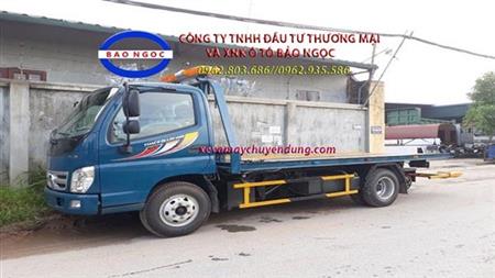 Xe cứu hộ sàn trượt thaco ollin 500b sàn dài 4600mm