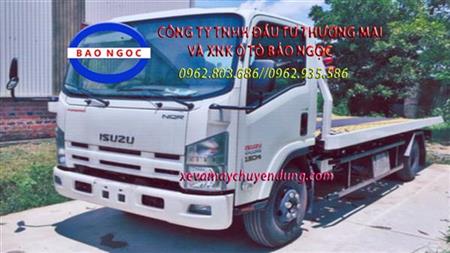 Xe cứu hộ giao thông isuzu sàn trượt 3490 kg