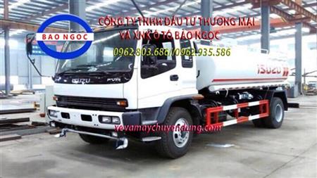 Xe téc nước 9 khối isuzu euro 5 phun nước tưới cây rửa đường