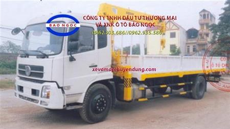 Xe tải dongfeng B170 gắn cẩu soosan 6 tấn 4 đốt