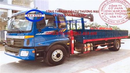 Xe tải thaco auman C160 gắn cẩu Atom 5 tấn 4 đốt (514)