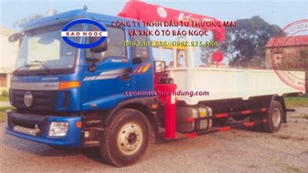 Xe tải thaco auman C160 gắn cẩu unic 5 tấn 4 đốt URV 554