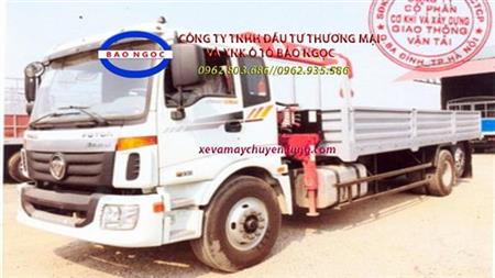 Xe tải thaco auman C1500 gắn cẩu unic 3 tấn 4 đốt URV344