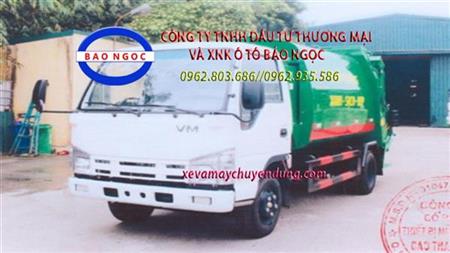 Xe ép chở rác 5 khối isuzu Vĩnh Phát QHR650