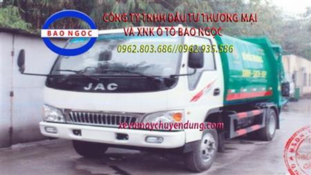 Xe ép chở rác 6 khối jac