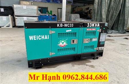 MÁY PHÁT ĐIỆN WEICHAI 33KVA