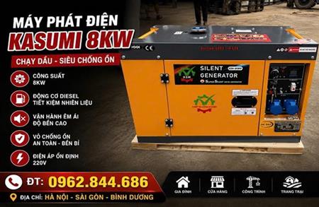 MÁY PHÁT ĐIỆN KASUMI 8KW